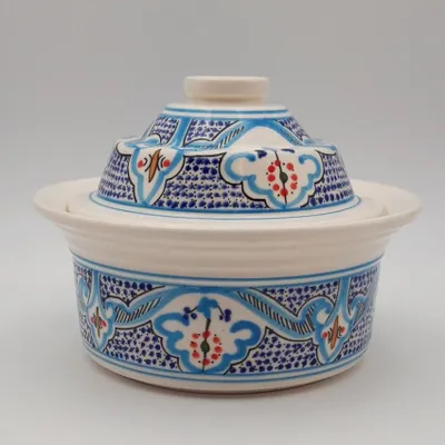 Obrázok produktu pre Marocký tyrkysový kastról Querouana - D 20 cm