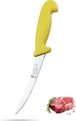 Produktbild von SMI 6 Zoll Ausbeinmesser - Gebogen, Flexibles Metzgermesser aus Edelstahl, Solingen