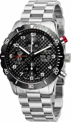 Zdjęcie produktu dla Zeppelin 7216M-2 Zegarek Alain Robert Automatic Chrono Limited 10 ATM