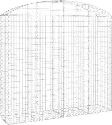 Obrázek produktu pro Klenutý gabionový koš 200 x 50 x 180/200 cm pozinkované železo