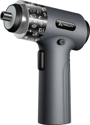 Produktbild von Creality Akkuschrauber mit integriertem 360¡ã-LED-Licht und Bildschirm, 7 Geschwindigkeitsmodi mit Touch-Steuerung, 5-Nm-Magnetmotor mit 32 CRV-Stahl-Schraubenbits, USB-Aufladung und Tragetasche, tragbar zum Mitnehmen