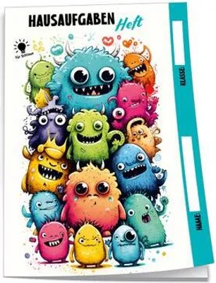 Produktbild von Trötsch Hausaufgabenheft für Schlaue Monster