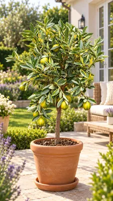 Immagine prodotto di Orangequat 'Centennial' – Pianta di kumquat, sempreverde, ideale per balconi, terrazzi e serre – altezza 70-100 cm, vaso incluso