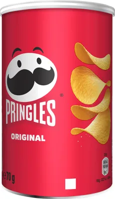 Zdjęcie produktu dla Pringles Original solone chrupki o subtelnie pikantnym smaku 70g