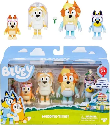 Produktbild von TM TOYS Bluey Onkels Hochzeitsfigurenset BLU17590