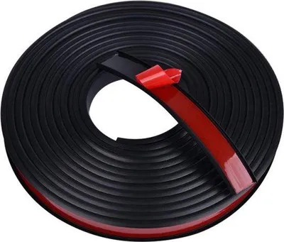 Produktbild von Selbstklebende Kantenband für Möbel - Tisch und Stuhl - Anti-Kollision - 25mm - 5m - Schwarz.