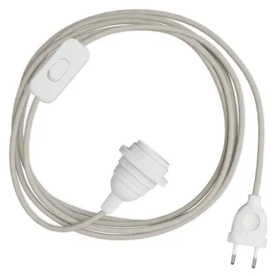Image de Creative Cables - SnakeBis pour abat-jour - Câblage avec douille et câble en tissu coloré