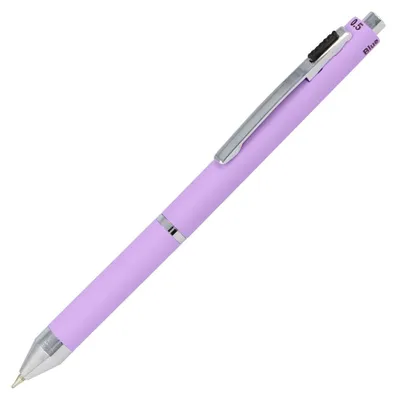 Productafbeelding van ONLINE® 32074/3D ONLINE® 4-Farben-Kugelschreiber Multipen lila, Schreibfarbe: rot, blau, schwarz, grau, 1 St.