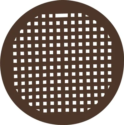 Produktbild von Runde Spülbeckenmatte in Braun, Ø32cm, schützt das Spülbecken vor Kratzern