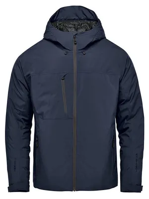 Imagen del producto de Stormtech - Chaqueta impermeable "Nostromo" para hombre, modelo FK3046 (talla 4XL) (azul marino/gris)
