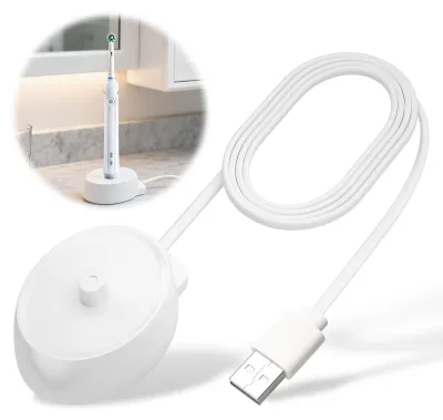 Imagen del producto de Cargador para cepillo de dientes eléctrico iO3, iO4, iO5, iO6 - Base de carga USB, resistente al agua