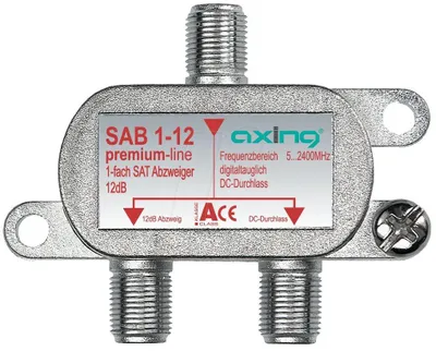 Image de Axing SAB00112 Dérivateur SAT simple , 12 dB , 5