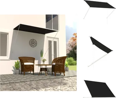 Immagine prodotto di vidaXL Tenda a scomparsa 200×150 cm antracite - Tende da sole
