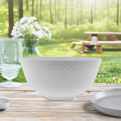 Produktbild von Camping-Geschirr Set aus Melamin - immer wieder verwendbar - spülmaschinen und mikrowellengeeignet - Kunststoffteller - Becher - Müslischalen aus lebensmittelechtem Melamin - Picknick-Geschirr