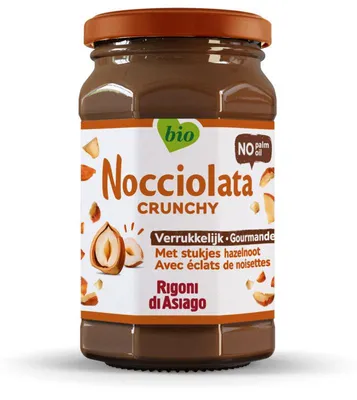 Image de Pâtes croquantes Nocciolata aux noisettes 325g – vegan, sans gluten, sans huile de palme