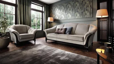 Zdjęcie produktu dla Sofy 3-osobowe 230 x 92 cm Designerskie meble w nowoczesnym stylu Miękka sofa