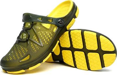 Produktbild von Herren Clogs Rutschfeste Wasserschuhe mit Verstellbarem Riemen, Leichte Slip-on Pantoletten für Garten Küche Outdoor Strand Hof Pool Dusche