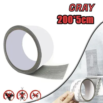 Oprava sietky na okna, vodotesná lepiaca páska, 2 m x 5 cm, 1 kus - Repairtape