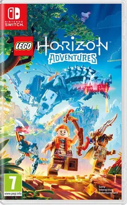 The image shows the Nintendo Switch game case for LEGO Horizon Adventures.