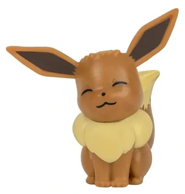 Produktbild von Pokémon PKW3577 - Battle Figure Pack - Mauzinger & Evoli, offizielle detaillierte Figuren, je 5 cm