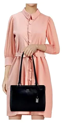 Produktbild von Damen Shopper REALLY aus Echtleder Klein | mit Reißverschluss | Shopper | Alltag
