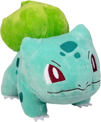 Produktbild von Jazwares Pokémon Bisasam Plüschtier 23 Cm Grün Kinder Grün One Size