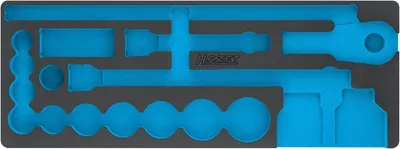 Produktbild von Hazet 2-Komponenten Weichschaumeinlage 163-399L, (LxB) 570 x 220 mm