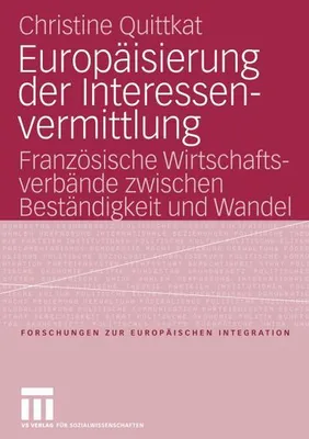 Image de Europäisierung der Interessenvermittlung