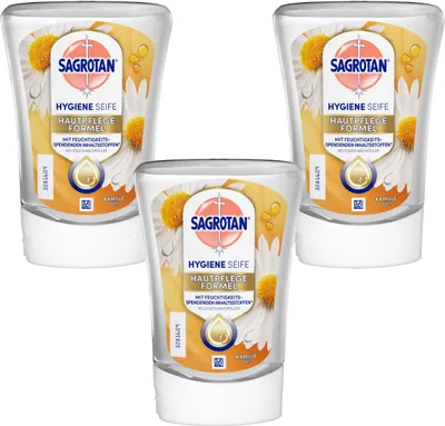 Produktbild von Sagrotan Handseife No Touch Nachfüller Lotusblüte 250ml 3er Pack