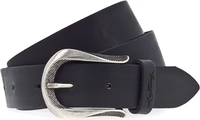 Produktbild von MUSTANG Leder Gürtel Belt 3.0 W85 Black schwarz