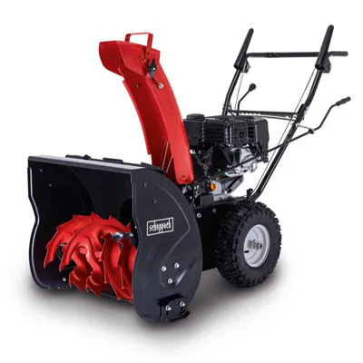 Produktbild von Scheppach Benzin-Schneefräse ST570 | 4-Takt-Benzinmotor mit 4,1 kW / 5,6 PS | 57cm Breite / 53,5 cm Höhe | 6 m Wurfweite | Radantrieb | 8 Gänge