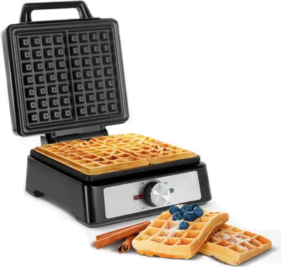 Produktbild von Teesa Waffelautomat 1600W Edelstahl, 2 Waffeln