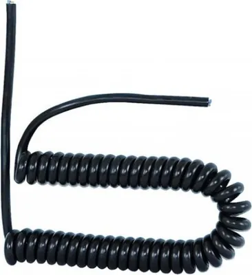 Immagine prodotto di Cavo di collegamento a spirale 3x1,00 05VVH8-F nero - 10 m