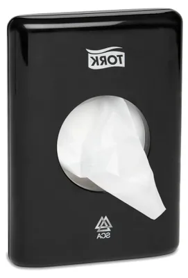 Produktbild von Tork Spender für Hygienebeutel, Schwarz (8 Stück)