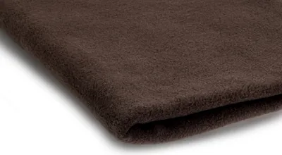 Obrázek produktu pro Tkanina Polar Fleece 200 g/m2 tmavě hnědá 50 x 155 cm