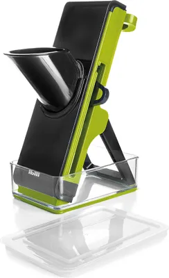 Immagine prodotto di Grattugia verticale Ibili-Easycook, acciaio inox/plastica, 17,2x11,3x5,2 cm, nero/verde