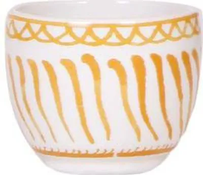 Image de Pot Granada - Orange - Ø6cm - Pot de fleurs décoratif en céramique émaillée