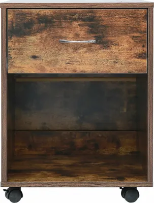 Immagine prodotto di Cassettiera da scrivania con rotelle - blocco cassetti - cassettiera