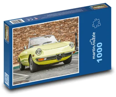 Produktbild von Puzzle 1000 Gelbes historisches Auto - martinpuzzle