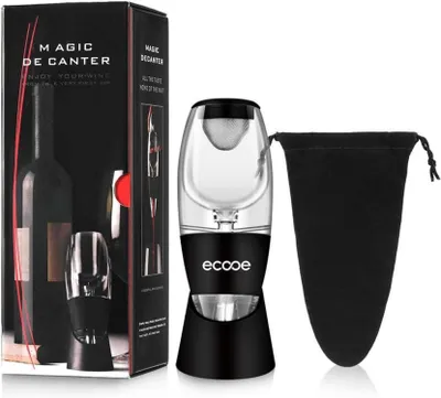 Produktbild von Wein Dekanter Belüfter Aerator Set mit Stand und Reisetasche - ecooe