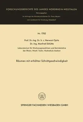 Obrázok produktu pre Räumen mit erhöhter Schnittgeschwindigkeit