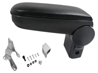 Immagine prodotto di Nuovo bracciolo, bracciolo per auto/console centrale per VW Volkswagen Golf 4, Bora, Audi A3, Jetta, nero, lussuoso