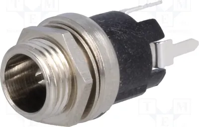 Immagine prodotto di 1 connettore maschio 5,5/2,1 mm per alimentazione CC, compatibile con connettore PC722A per alimentazione CC