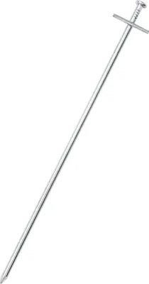 Image de vidaXL Piquets de tente 24 pcs. 29,5 cm Ø6 mm Acier galvanisé