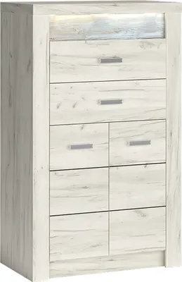 Produktbild von Kommode modern in Esche weiß INGENIO-161