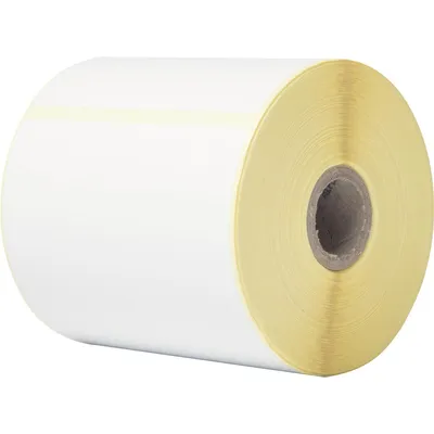 Zdjęcie produktu dla Brother BDE-1J152102-102, Biały, Samoprzylepne etykiety do drukowania, Wytłoczona etykieta, Papier, Termotransferowy, Prostokąt