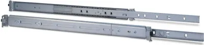 Produktbild von 1U Teleskopschienensatz 455 mm (grau)