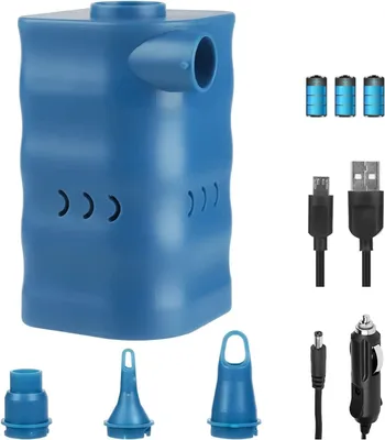Produktbild von Elektrische Luftpumpe mit 3 Aufsätzen