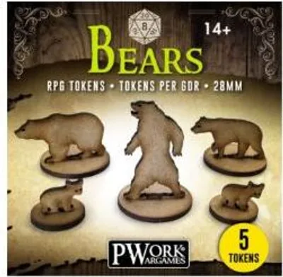 Produktbild von P&P - Tokens - Bears