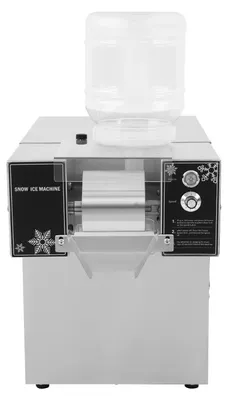Produktbild von Gewerbliche Schneeflocken-Eismaschine - Eiscrusher / Shaved-Ice-Maker - 120 kg/24 h Produktionskapazität - 304 Edelstahlgehäuse - 220V EU-Stecker